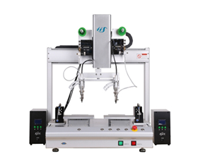 双头双平台主动焊锡机